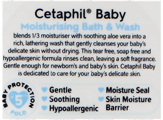 Cetaphil Baby Moisturising Bath & Wash 230Ml